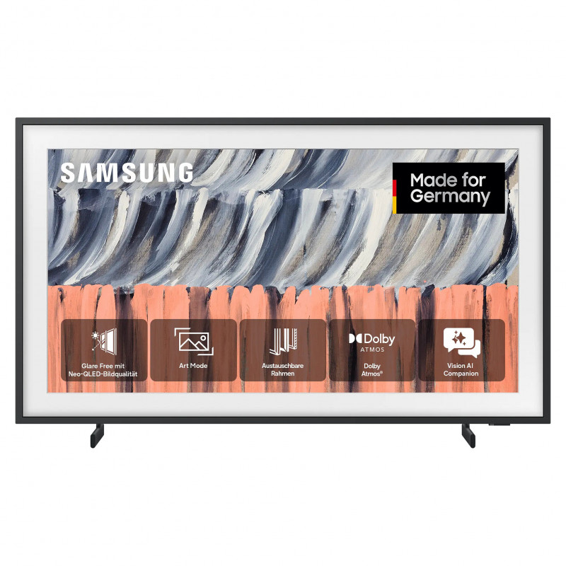 Samsung GQ43LS03HEUXZG The Frame QLED viedtelevizors, 43", 4K UHD, melns