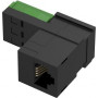 Hama tālruņa adapteris, T+T spraudnis – moduļa ligzda 6p4c