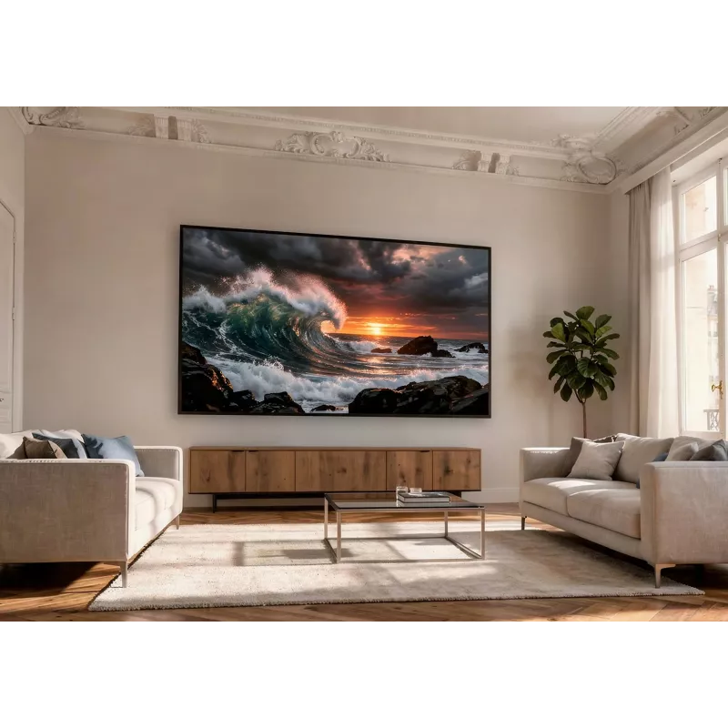 celexon HomeCinema Frame 120 Dynamic Slate augsta kontrasta rāmja projekcijas ekrāns, 120″ (304,8 cm)