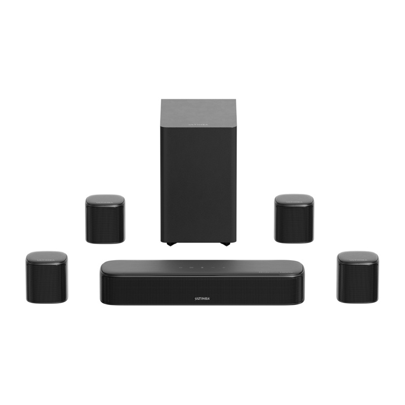 Ultimea Aura S5T 7.1 Dolby Atmos skaņas josla ar vadu zemfrekvenču skaļruni
