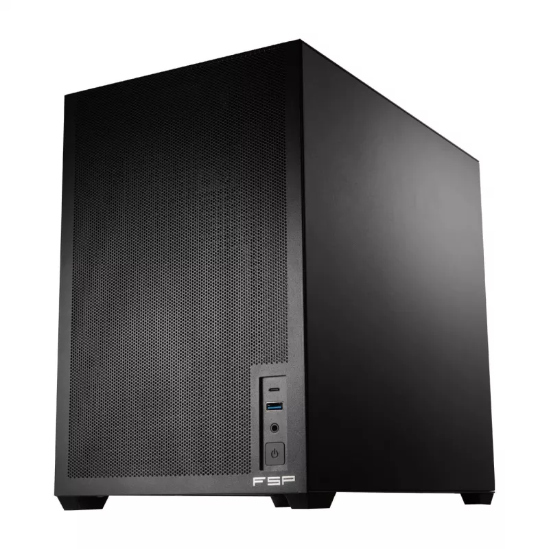 FSP S210 POC0000341 datora korpuss, melns
