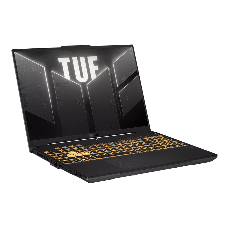 ASUS TUF Gaming F16 FX607VJR-TU305W portatīvais dators, Intel Core 5 205H, 16 GB DDR5, 512 GB SSD, GeForce RTX 3050 6 GB, Windows 11 Home, US International tastatūra, pelēks