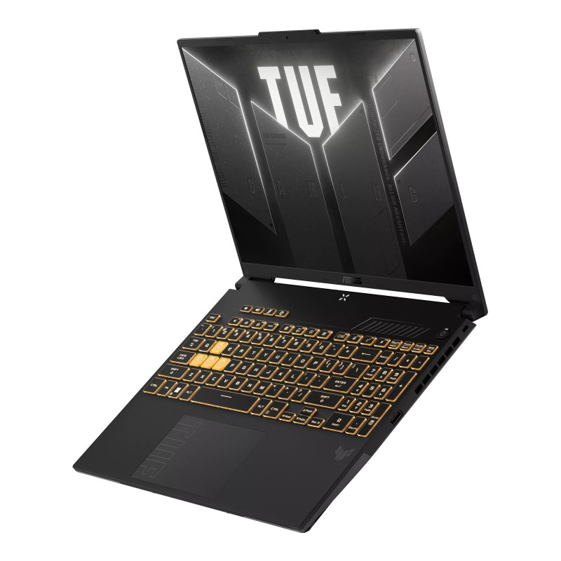 ASUS TUF Gaming F16 FX607VJR-TU305W portatīvais dators, Intel Core 5 205H, 16 GB DDR5, 512 GB SSD, GeForce RTX 3050 6 GB, Windows 11 Home, US International tastatūra, pelēks