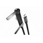 Vakoss TC-U570 USB-C uz USB-C kabelis ar statīva funkciju, 100 W, 1 m, melns