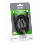 Vakoss TC-U560 USB-C uz USB-C kabelis ar digitālo displeju, 100 W, 1,5 m, melns