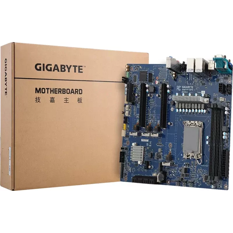 Gigabyte MW34-SP0 Rev. 1.0 mātesplate, ATX, 1700 ligzda, DDR4