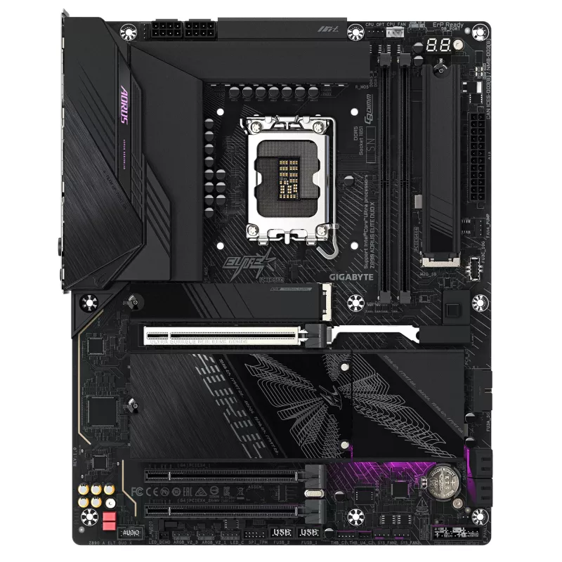 Gigabyte Z890 AORUS Elite Duo X mātesplate, ATX, LGA1851 ligzda, DDR5