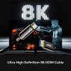 Unitek C11085GY01-50M optiskais HDMI kabelis, 50 m, 8K @ 60 Hz