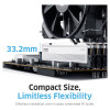 Klevv FIT V KD5AGU880-60A300F DDR5 atmiņas komplekts, 32 GB (2 x 16 GB), DDR5-6000, CL30