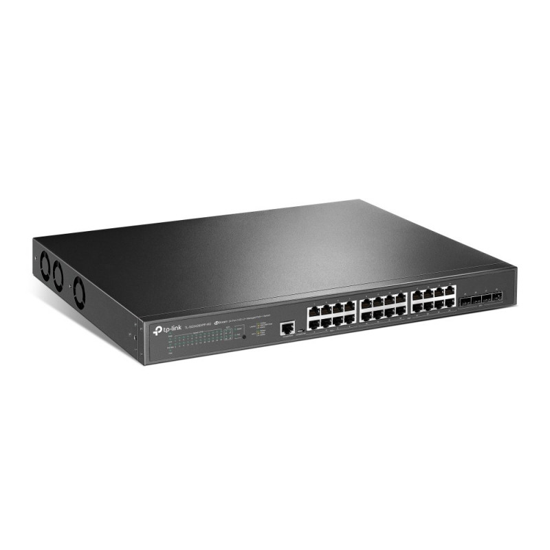 TP-Link JetStream TL-SG3428XPP-M2 pārvaldāms L2+ tīkla komutators, 2,5G Ethernet, PoE, 1U, melns
