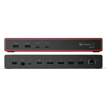 Lenovo ThinkPad Thunderbolt 4 Smart Dock 40BE0135DE dokstacija, melna, 100 W, 4K@60Hz