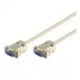 Goobay 50547 D-SUB seriālais kabelis, RS-232 ligzda (9 kontakti) – RS-232 ligzda (9 kontakti), 2 m, pelēks