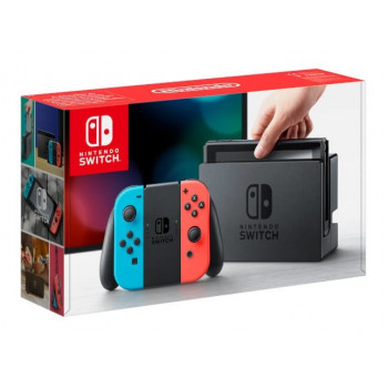 Nintendo Switch V2 NSH006 spēļu konsole, sarkana un zila