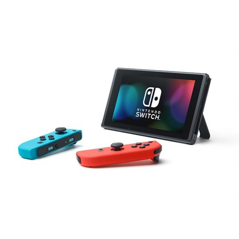 Nintendo Switch V2 NSH006 spēļu konsole, sarkana un zila
