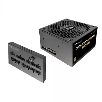 Thermaltake Dockpower FI 1000W barošanas bloks, 80 PLUS Gold, modulārs, melns