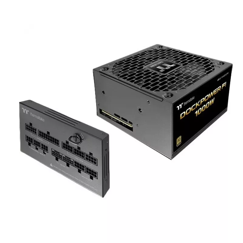 Thermaltake Dockpower FI 1000W barošanas bloks, 80 PLUS Gold, modulārs, melns