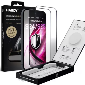 3mk DeepBlack Anti-Reflective Glass ekrāna aizsargs tālruņiem Samsung Galaxy S24/S25