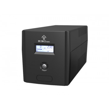 Alantec AP-BK1000-02 nepārtrauktās barošanas avots UPS 1000VA/600W, torņa tipa, LCD, 4×CEE 7/3, USB, 2×7Ah VRLA akumulatori