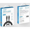 Veger CC03 USB-C–USB-C vads, PD 48 V 5 A 240 W, 1,5 m, melns