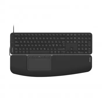 Contour Design CDTP2050BALPN2050 vadu tastatūra, pilna izmēra (100 %), USB, šķērveida slēdži, QWERTY, melna