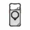 Skinarma Saturn Skin000485 apvalks ar MagSafe un RotatingKick Stand iPhone 18 Pro Max / 17 Pro Max, melns