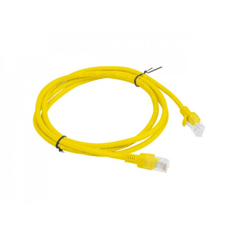 Lanberg PCU6-10CC-0150-Y savienojuma kabelis RJ45 Cat.6 UTP, 1,5 m, dzeltens