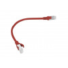 Lanberg PCU6-10CC-0025-R savienojuma kabelis RJ45 Cat.6 U/UTP, 0,25 m, sarkans