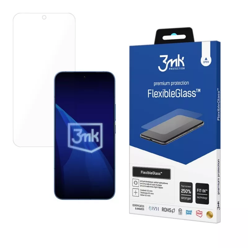 3mk FlexibleGlass hibrīda ekrāna aizsargstikls Xiaomi 17T Pro, caurspīdīgs