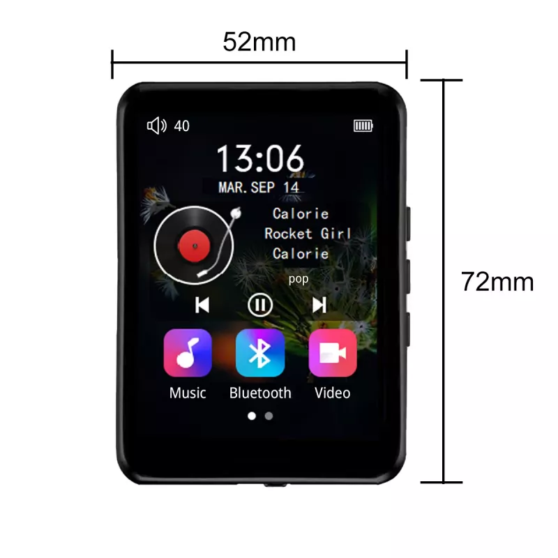 Zenwire Vibe P1 portatīvais MP3/MP4 atskaņotājs
