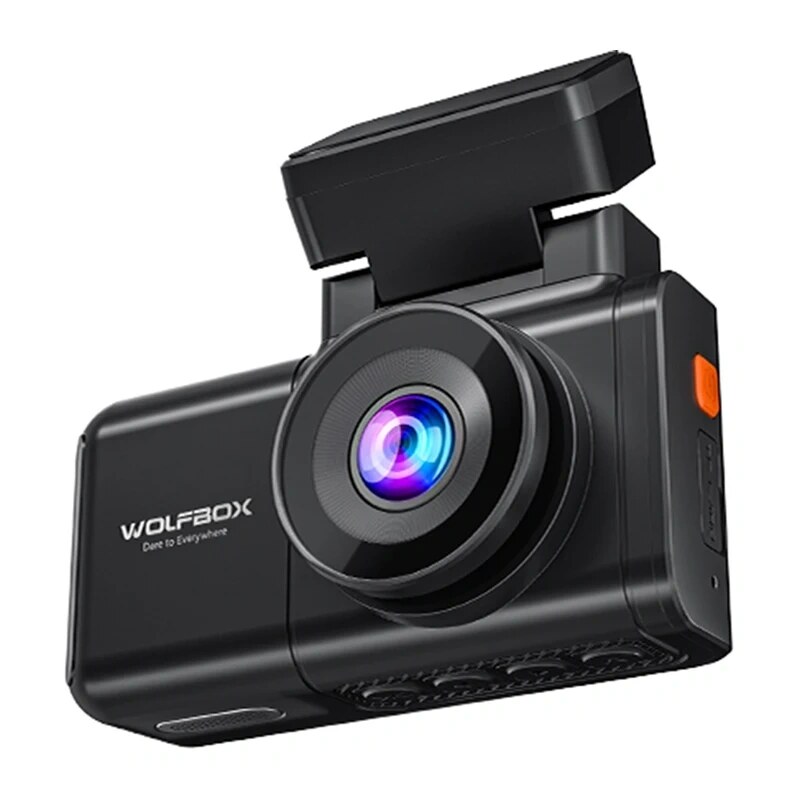 WOLFBOX X3 videoreģistrators, 2,5K priekšējā + 1080p aizmugurējā kamera, Wi-Fi, 64 GB