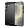 iLike Carbon Case elastīgs silikona apvalks tālrunim Xiaomi Poco F7 Pro, melns