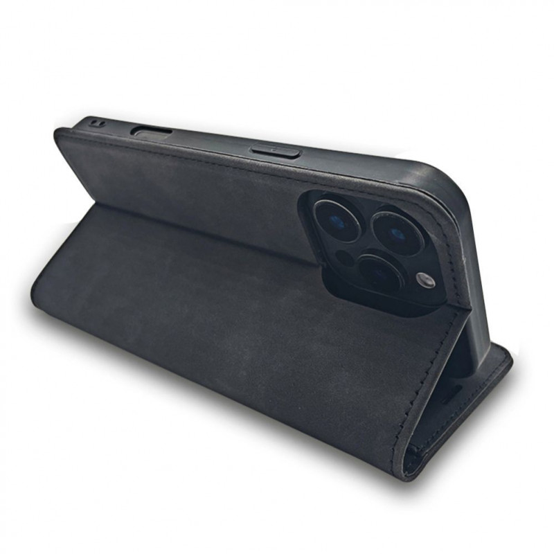 TFO Smart Suede vāciņš iPhone 17 Pro Max 6,9 / iPhone 18 Pro Max 6,9, melns