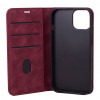 TFO Smart Suede vāciņš iPhone 17 Pro 6,3 / iPhone 18 Pro 6,3, bordo
