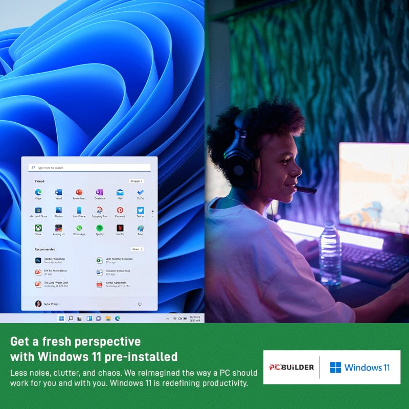 PCBuilder HOME MASTER galddators, Intel i5-12400, 16 GB DDR4, 480 GB M.2 NVMe SSD, Windows 11