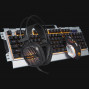 Marvo CM303 CZ tastatūras, austiņu un peles komplekts, sudraba