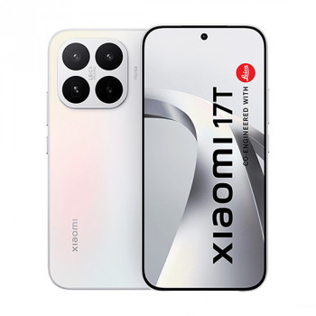 Xiaomi 17T 5G viedtālrunis, Dual SIM, 12 GB RAM, 256 GB, balts