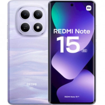 Xiaomi Redmi Note 15 5G viedtālrunis, divu SIM karšu, 12 GB + 512 GB, miglaini violets