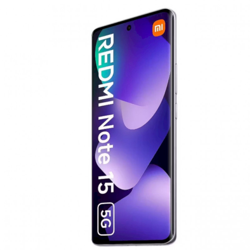 Xiaomi Redmi Note 15 5G viedtālrunis, divu SIM karšu, 12 GB + 512 GB, miglaini violets