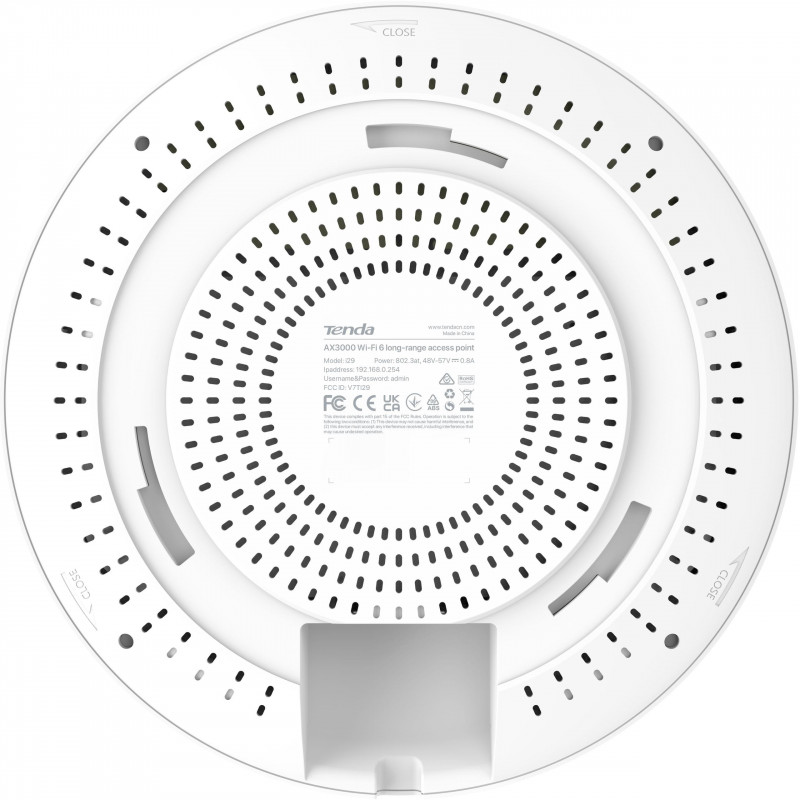 Tenda i29 Wi-Fi 6 piekļuves punkts AX3000, PoE