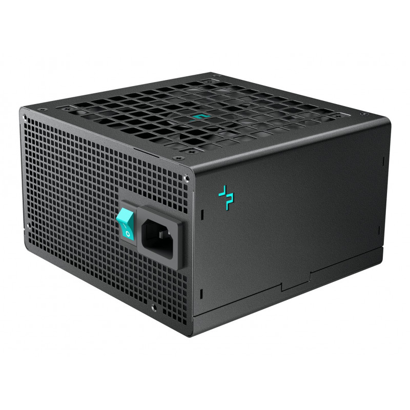 DeepCool PL750D R-PL750D-FC0B-EU barošanas bloks, 750 W, 20+4 kontaktu ATX, melns