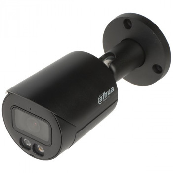 Dahua IPC-HFW2649S-S-IL-0280B-BLACK IP kamera, Smart Dual Light, WizSense, 6 Mpx, 2,8 mm, melna