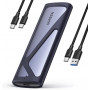 Ugreen CM400 90264 M.2 SSD korpuss, USB 3.2 Gen 2, pelēks