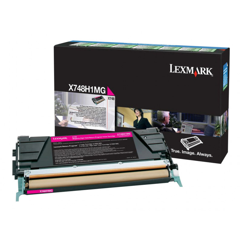 Lexmark X748H1MG tonera kasetne X748de, X748de LDS, X748de Statoil, X748dte, purpursarkana