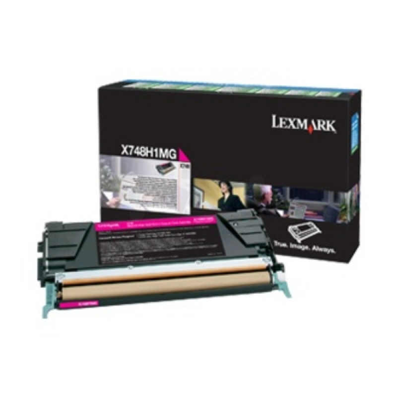 Lexmark X748H3MG tonera kasetne X748de, X748dte, purpursarkana