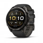 Garmin Fenix 9 Pro 010-04337-16 viedpulkstenis, 51 mm, Carbon Gray DLC titāns, melna/pelēka silikona siksniņa