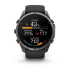 Garmin Fenix 9 Pro 010-04337-16 viedpulkstenis, 51 mm, Carbon Gray DLC titāns, melna/pelēka silikona siksniņa