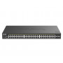 D-Link DGS-1250-52XP L3 viedais PoE slēdzis, 48 x 10/100/1000