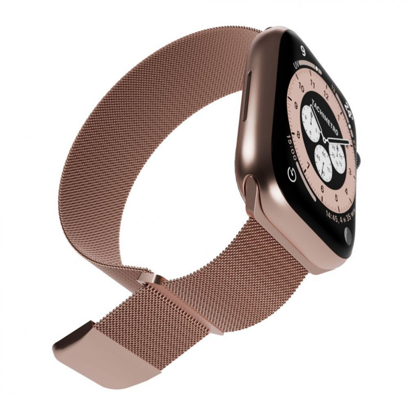Puro Milanese PUMILAW40ROSE tērauda siksniņa Apple Watch 38/40/41 mm, rozā