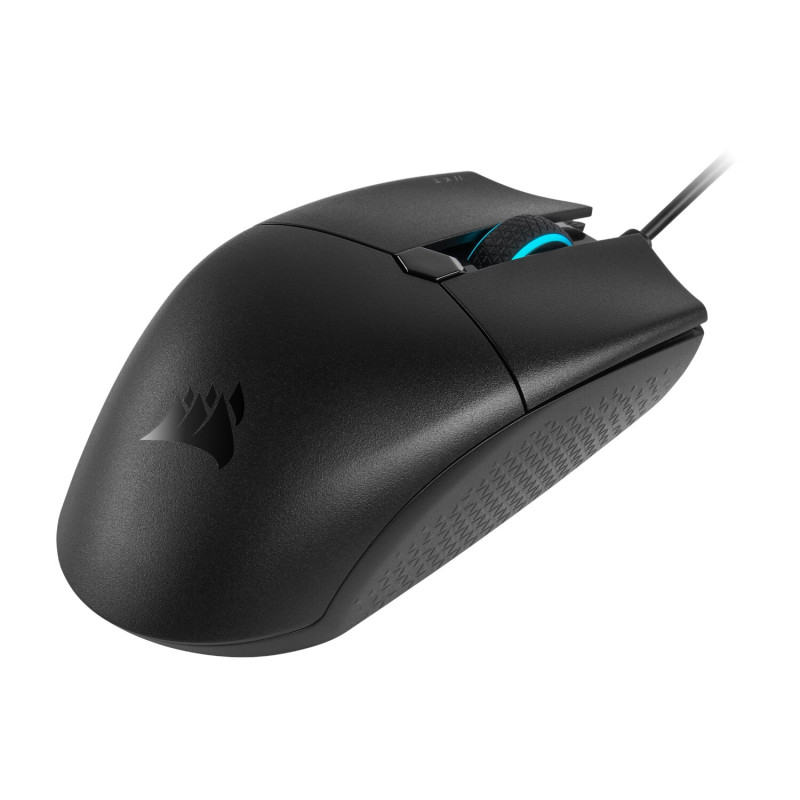 Corsair KATAR PRO CH-930C011-AP vadu spēļu pele, 12 400 DPI, RGB, melna