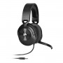 Corsair HS55 Surround CA-9011260-AP vadu spēļu austiņas ar mikrofonu, Dolby Audio 7.1, oglekļa melnas